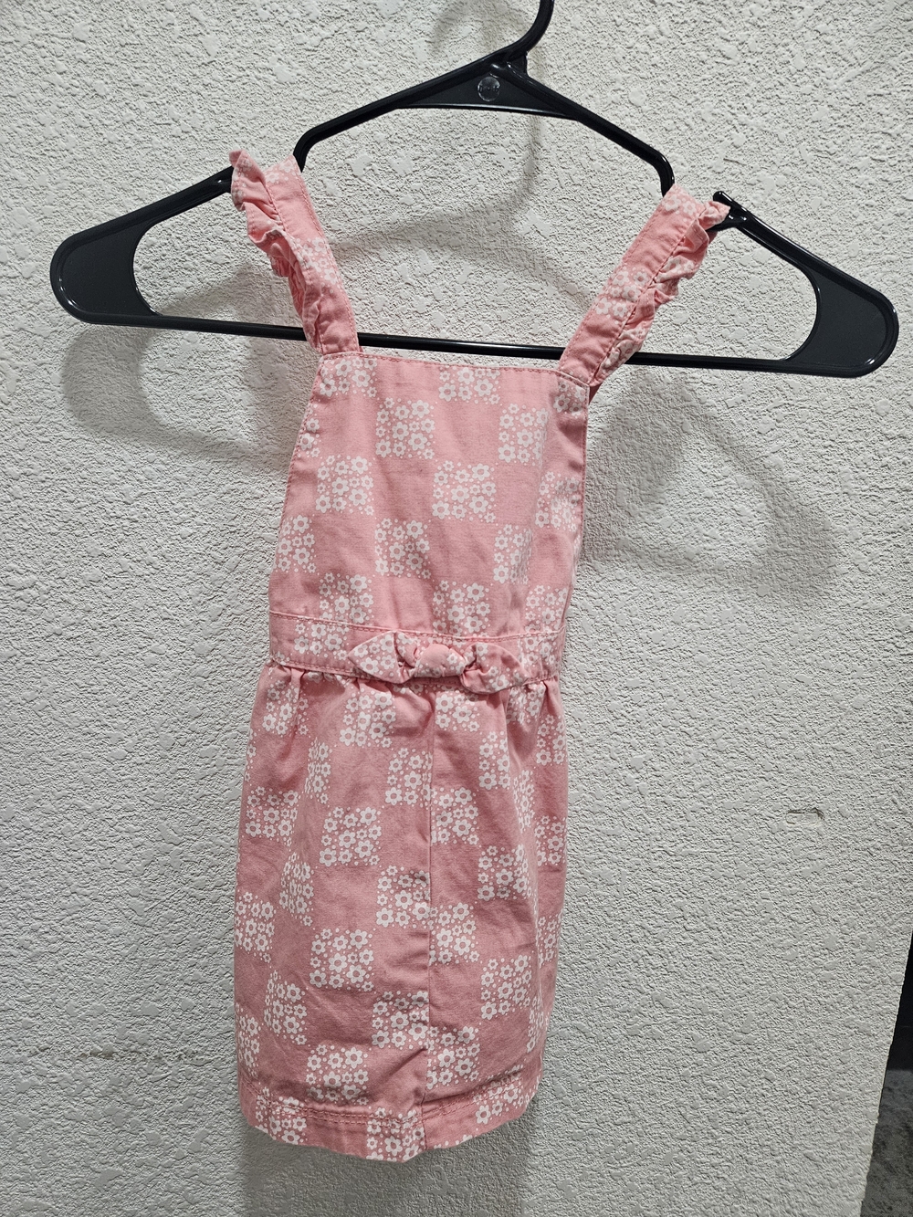 Carter's Pink Floral Overall-Style Sundress